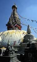 The Bhuddist shrine at Swayambhunath 